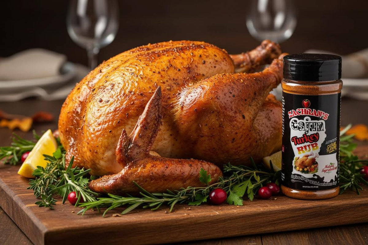 New Orleans Louisiana Cajun Style Turkey