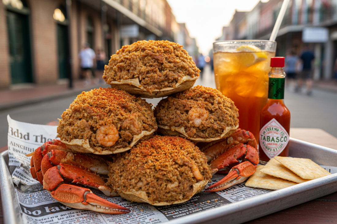 Zachran's Cajun Stuffed Crab Recipe
