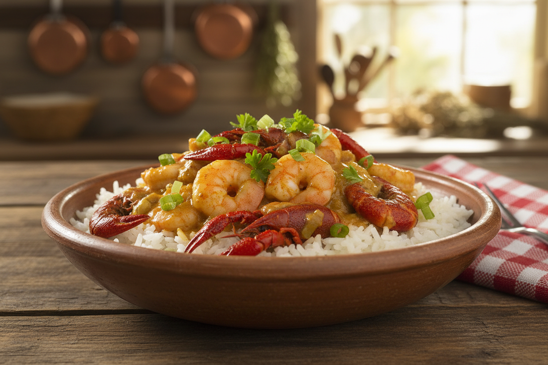 Classic Cajun Shrimp & Crawfish Étouffée