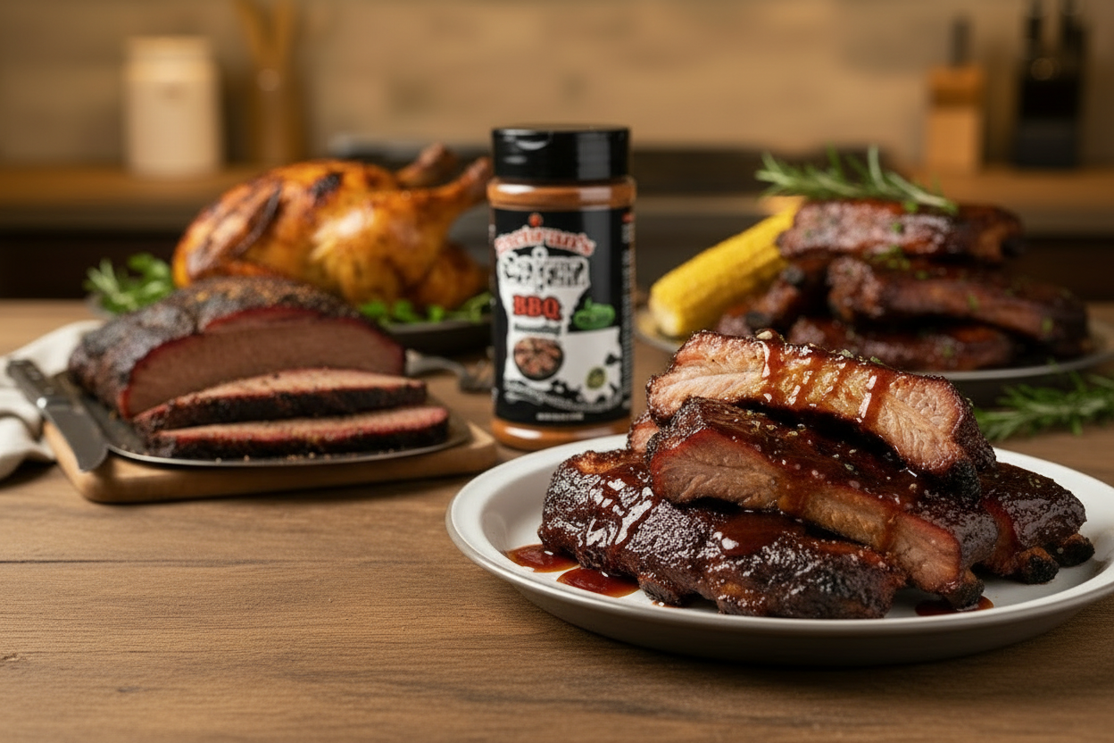 Zachran's BBQ Ribs with Sauce